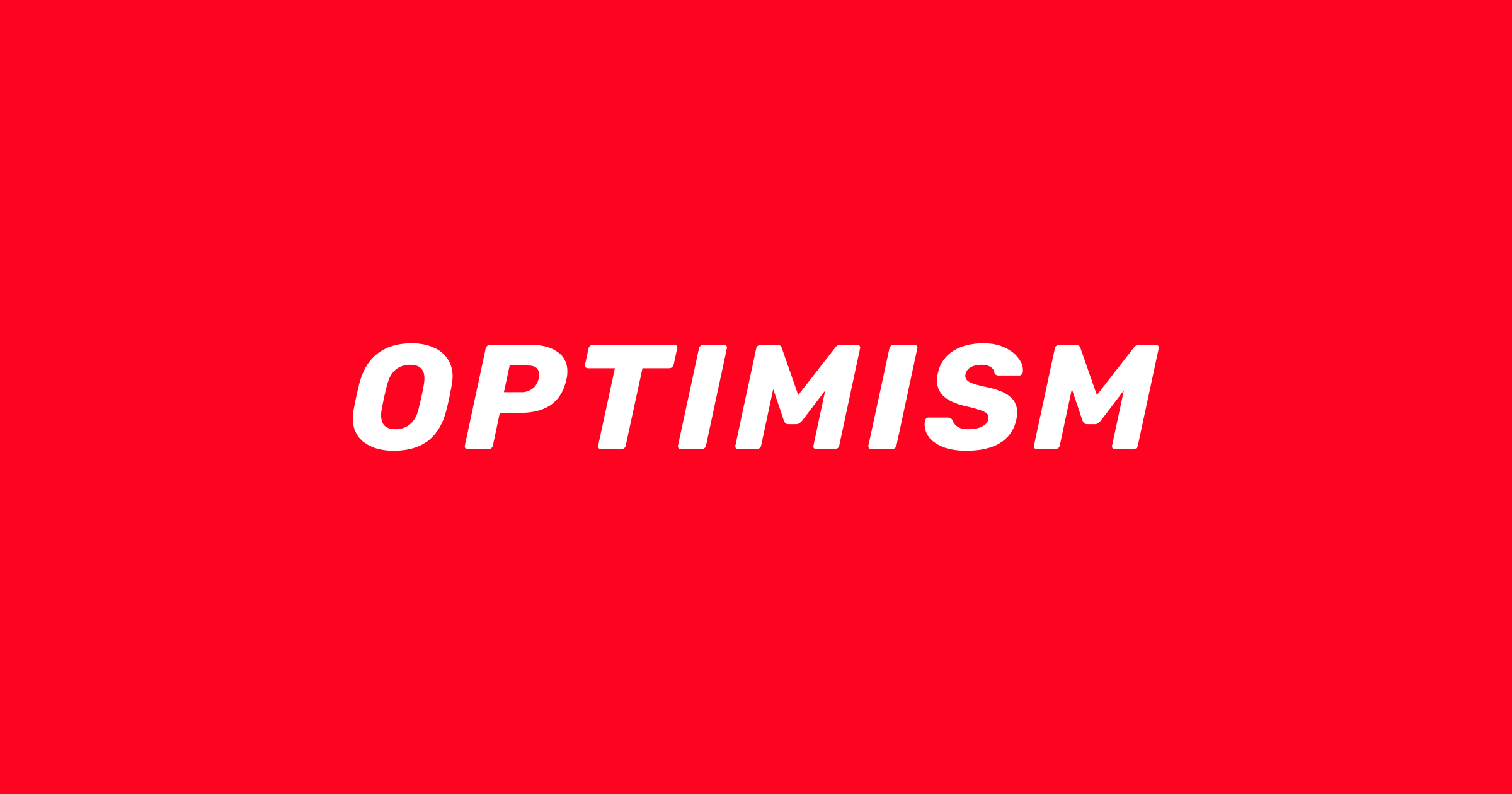 Bridge Optimism hero visual